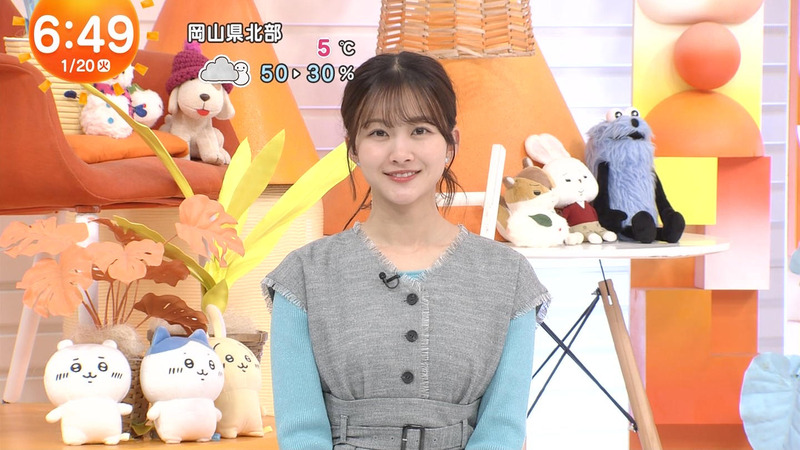 井上清華･原田葵･高崎春･林佑香 ｢めざましテレビ｣ 7