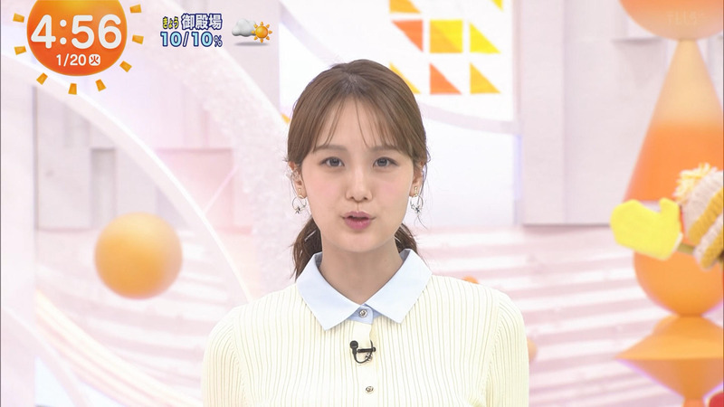 井上清華･原田葵･高崎春･林佑香 ｢めざましテレビ｣