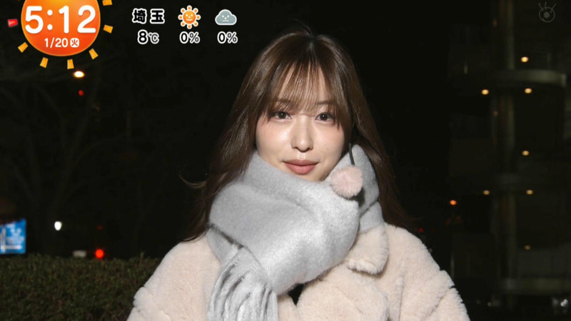 井上清華･原田葵･高崎春･林佑香 ｢めざましテレビ｣ 3