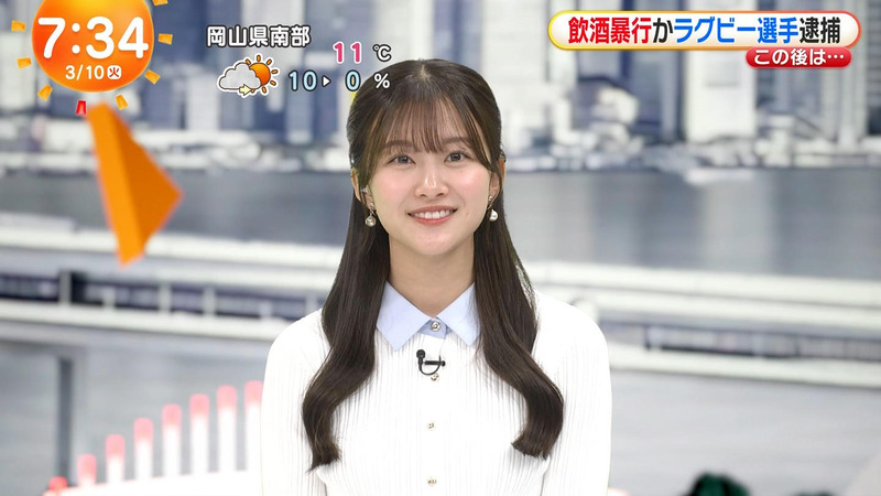 原田葵･林佑香 ｢めざましテレビ｣ 8