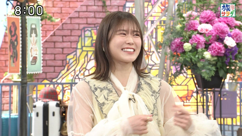 丹生明里 ｢朝だ！生です旅サラダ｣ 2