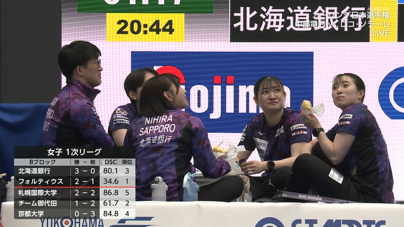  ｢カーリング日本選手権2026 女子･1次リーグ 中部電力 対 ロコ･ソラーレ｣ 6