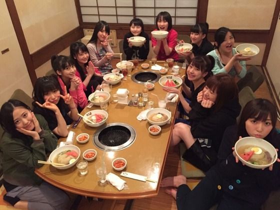 モーニング娘。'16メンバー全員で冷麺ｷﾀ━━━━(ﾟ∀ﾟ)━━━━!!!!