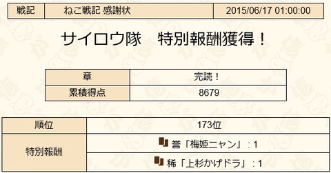 戦記終了