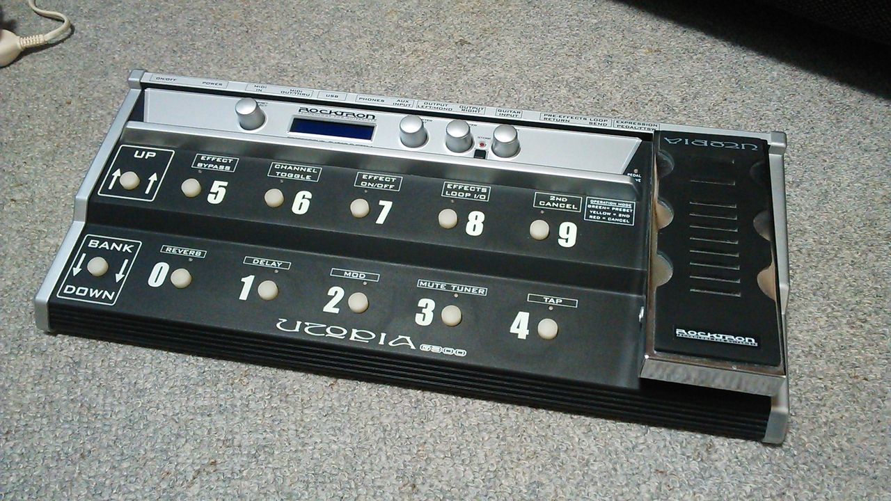 ◆大感謝祭!! ROCKTRON G300 エフェクター G1E22737 Rocktron Utopia G300 Multi-Effects Pedal w/ Power supply