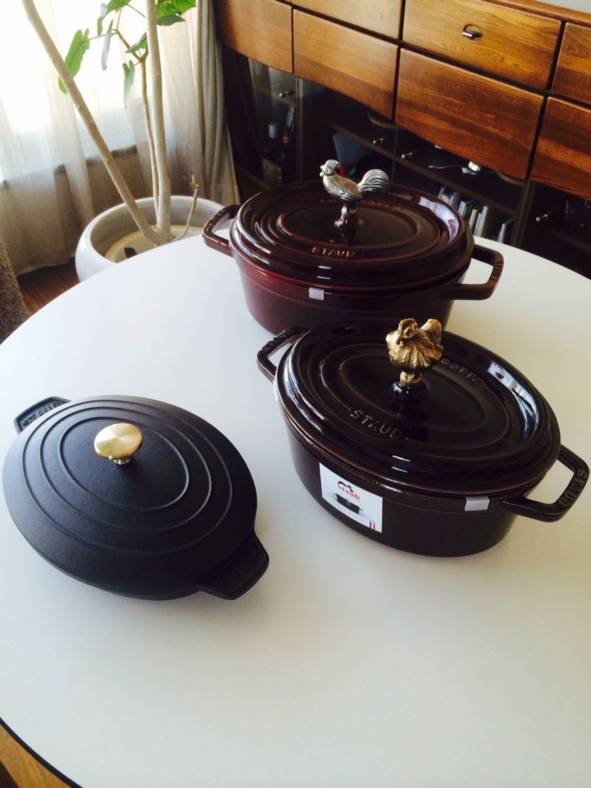 STAUB LA COCOTTE 24cm オーベルジン　ナス色 STAUB La Cocotte 両手鍋 24cm オーベルジン（ナス色） ストウブ ピコ