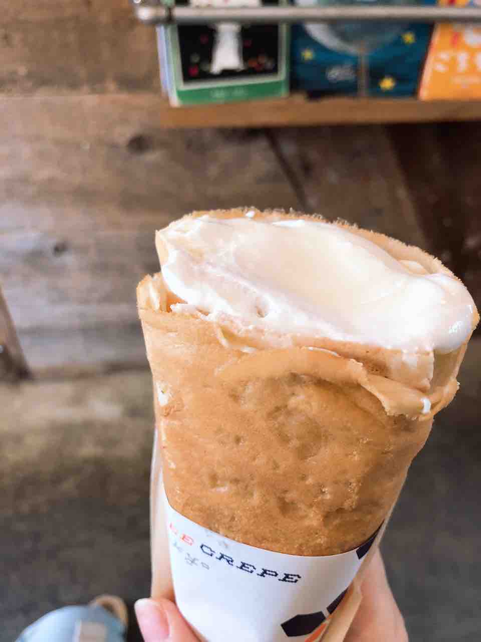 高円寺でクレープ はごろも生命