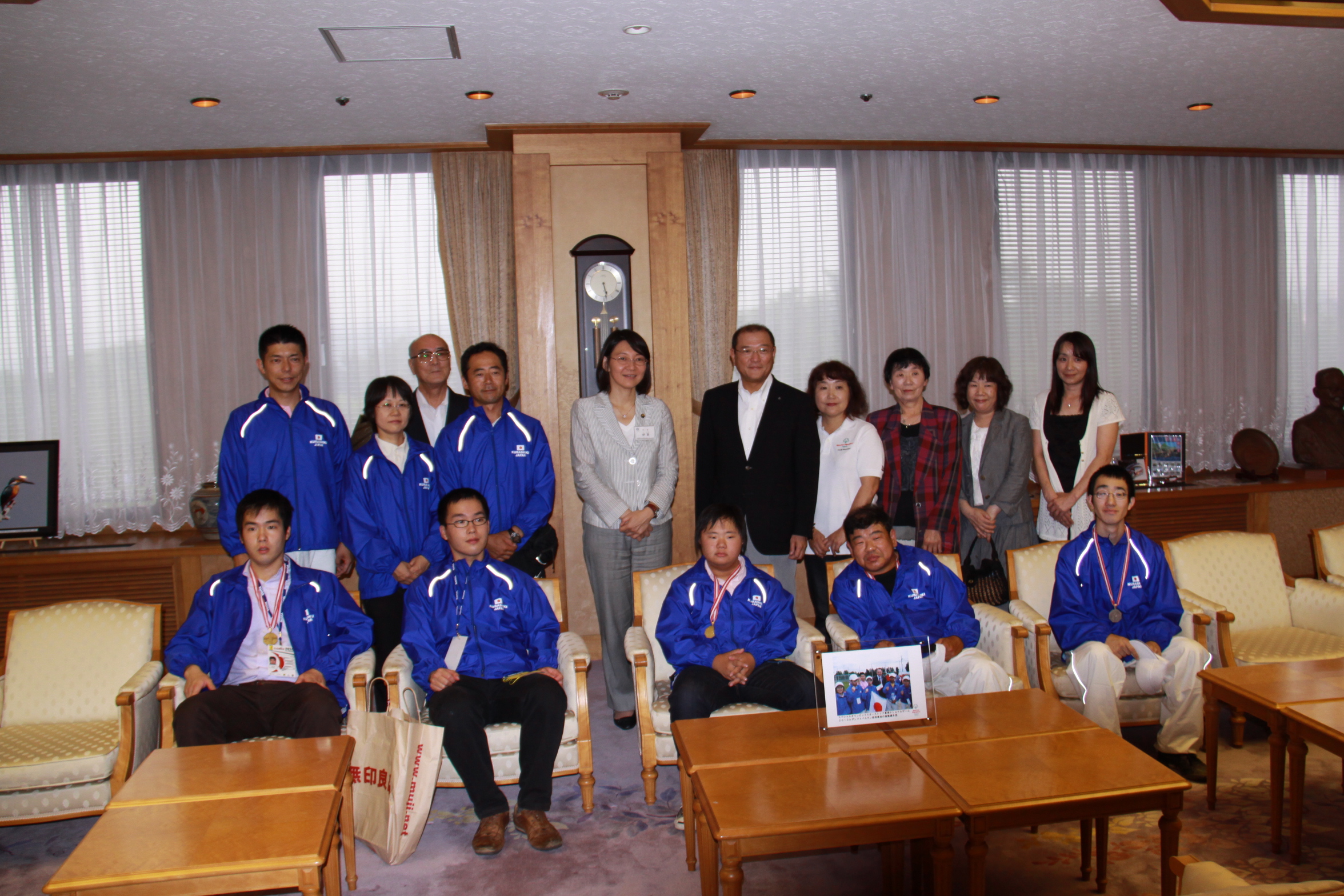 倉敷市長を表敬訪問 スペシャルオリンピックス日本 岡山 倉敷市長を表敬訪問 スペシャルオリンピックス日本 岡山