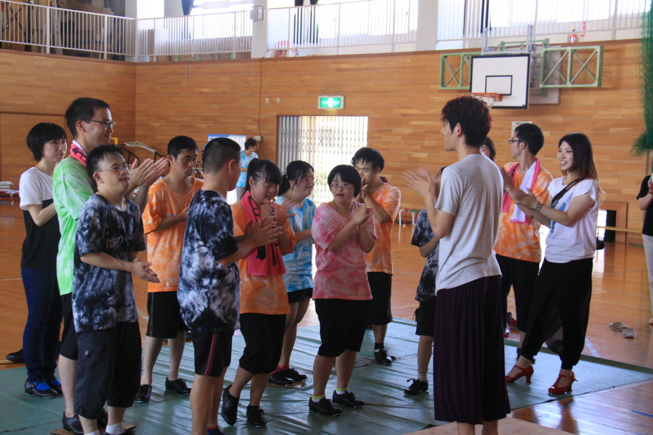岡山 Lilyさんのタップダンスワークショップ開かれる スペシャルオリンピックス日本 岡山