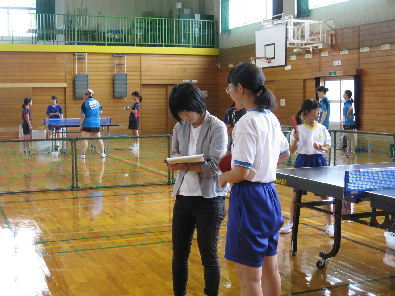 富山 第6回卓球プログラム堀川中女子卓球部との合同練習の様子 Son 富山 活動報告ブログ 富山 第6回卓球プログラム堀川中女子卓球部との合同練習の様子 Son 富山 活動報告ブログ