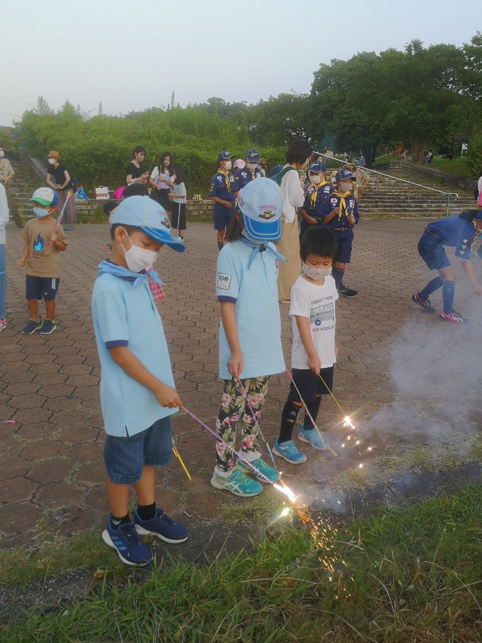 8 29 花火大会 団行事 ボーイスカウト 名古屋第22団