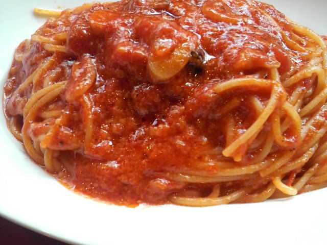 カプリチョーザでランチ トマトとニンニクのスパゲティ カボチャのタルト等 Soni の好きなモノいっぱい ブログ