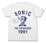 ソニック1991-1whtTシャツ