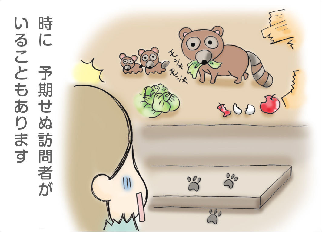 時に予期せぬ訪問者がいることもあります 時に予期せぬ訪問者がいることもあります