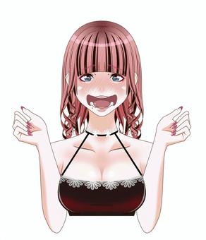 爆胸おねぇさん「お胸が大きすぎてチャックパツパツ…閉めてくれる？」