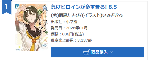 【画像】ライトノベルさん、一週間でトップが3000部しか売れなくなってしまう。なぜ売れなくなったのか
