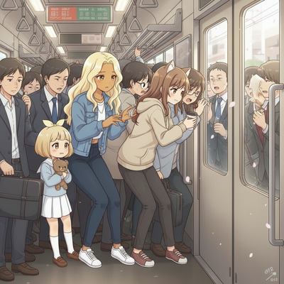 【画像】東京の満員電車、海外SNSでお笑いにww「途上国みたいw」「東京の日本人は貧乏なんだ」