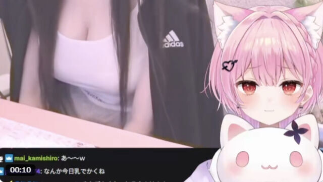 【画像あり】人気VTuberさん、中の人のお胸が無事バズってにんまりｗｗｗ