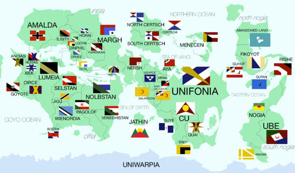 【画像あり】架空世界地図ってええよな
