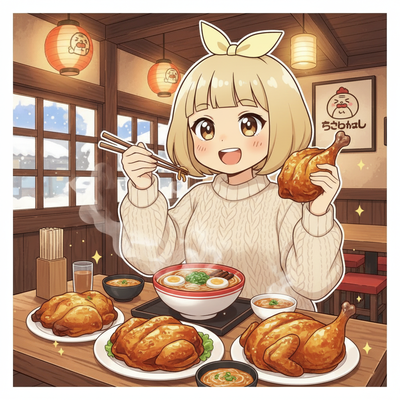 秋田だと老鶏の鶏肉がしない肉とラーメンで人気があるよな