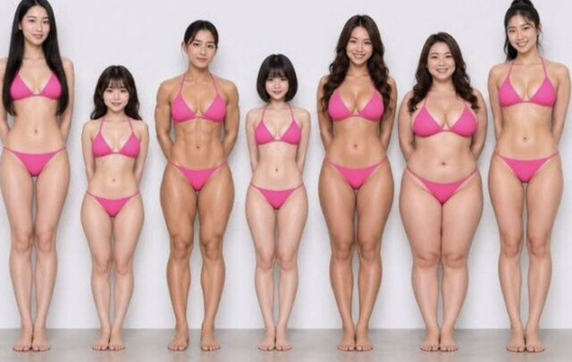 【画像】どの女の体が1番シコい？ｗｗｗｗｗｗｗｗｗｗｗｗｗｗｗｗｗ
