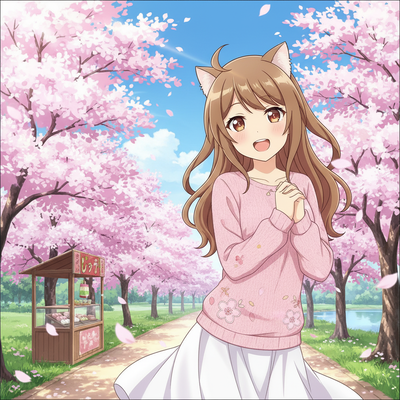 桜味、大好きな人!