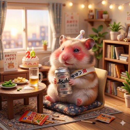 ついさっき20歳になったワイ、酒を飲む