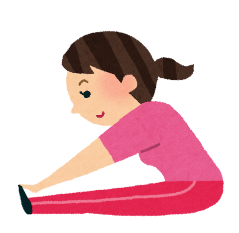 ラジオ体操は初日から遅刻💦