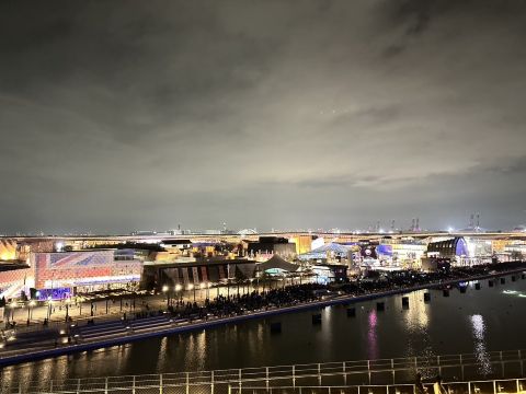 万博4時間滞在記を熱く語る娘