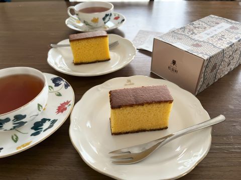 娘のおみやげ♡長崎のカステラ