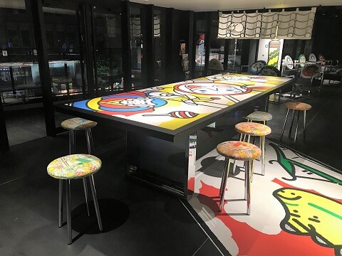 ホテルタビノス京都　マンガをモチーフにした空間