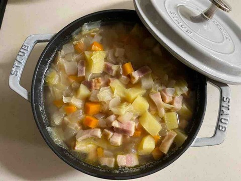 リクエストの野菜スープ