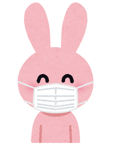 風邪っぴきの親子