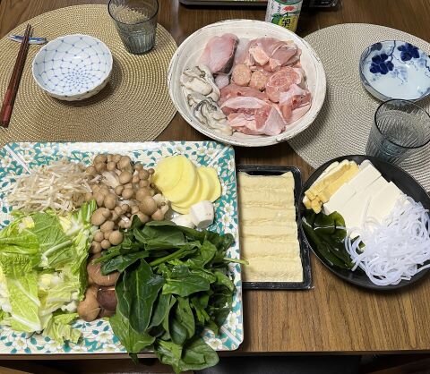 娘夫婦を夕飯に招待