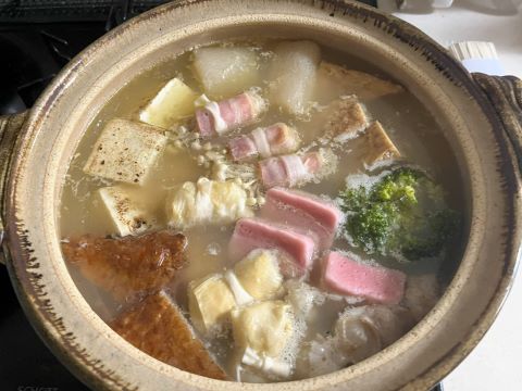弟とポチコ久しぶりの対面で今夜は快気祝い