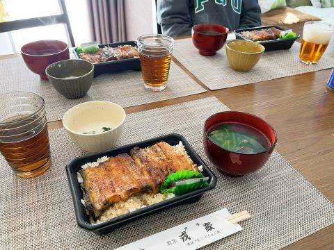 娘の誕生日は鰻重でお祝い