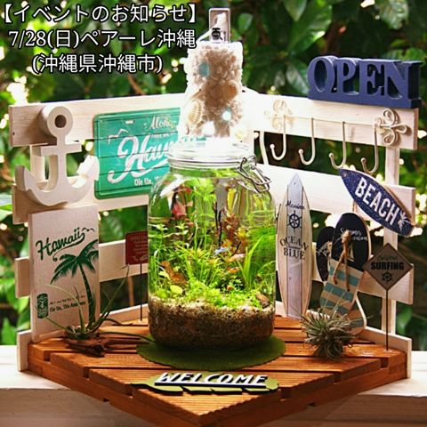 夏休み親子自由研究～ボトルアクアリウム教室(7/28 ペアーレ沖縄
