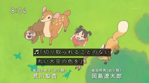 新ドラマ『なつぞら』オープニング(OP)アニメ
