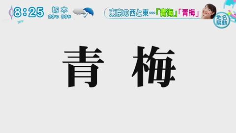 青海 青梅 紛らわしい地名 アイドル 遅刻 (18)
