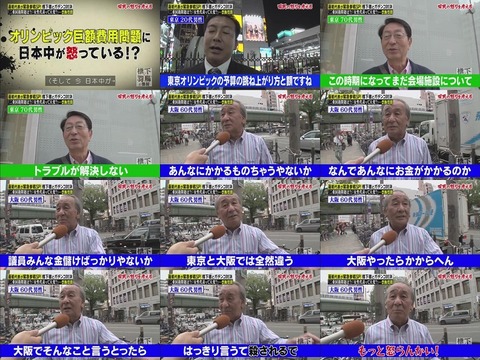 橋下×羽鳥の番組 蓮舫が登場の回 怒ってる人3