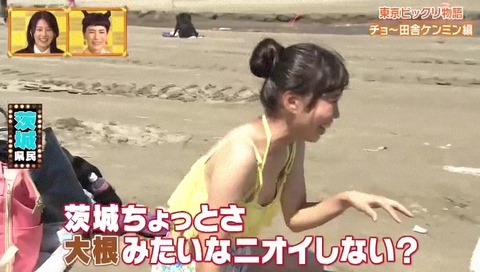 秘密のケンミンSHOW!! 茨城県 水着女性その3 茨城はダイコンのにおい