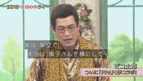 ピコ太郎 徹子の部屋