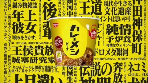 日清カレーメシCM『こいつらガールズ予告 篇』