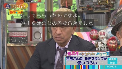 古市憲寿のLINEスタンプが使いにくい