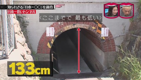 「日本一低いトンネル」 兵庫県 西宮市 甲子園