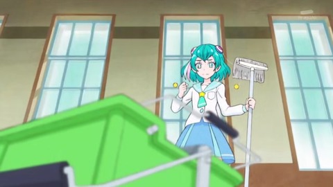『スター☆トゥインクルプリキュア』13話 ララちゃん掃除シーン