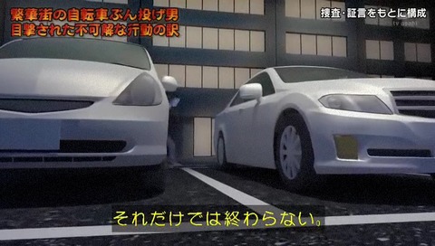 列島警察捜査網THE追跡 自転車蹴り倒し男 CG 昇龍拳カット