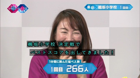 NHK「全日本なわとびかっとび王選手権2019」