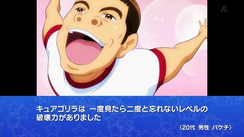 「全プリキュア大投票」キャラクター部門3位 FUJIWARA原西