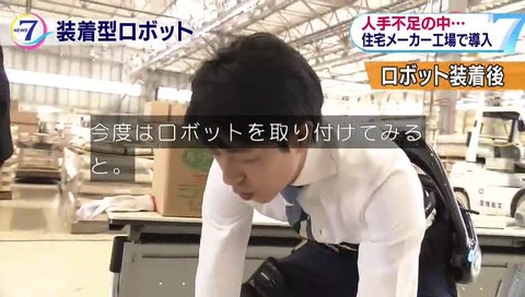 サイバーダインが開発した装着型ロボット